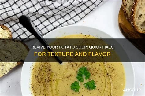 how to fix potato soup