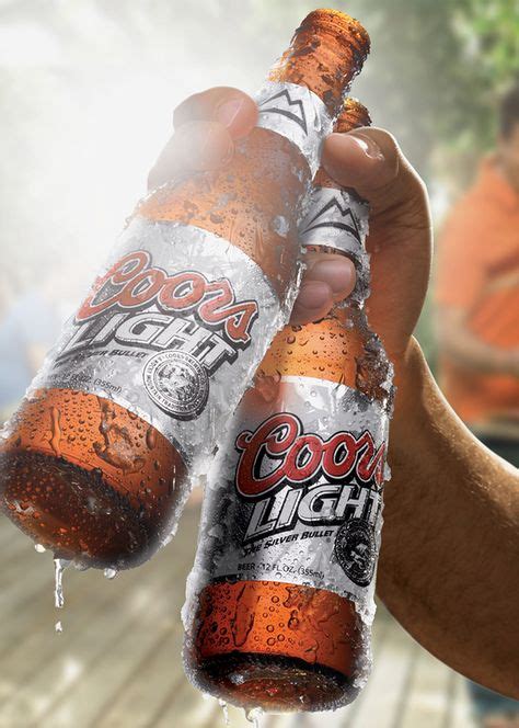 Coors Light Print And Outdoor On Behance Beer Photography Beer Photos