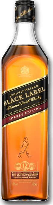 Johnnie Walker Black Label Sherry Edition Whisky Whiskey Blended