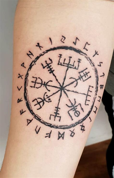 40 Viking Compass Tattoos Meanings Placement And More