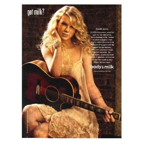 TAYLOR SWIFT got milk? Milk Mustache Magazine Ad © 2008