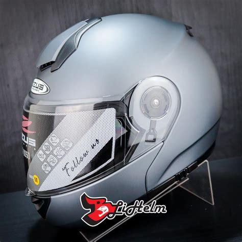 Jual Zeus Helm Zs Solid Matt Titanium Zs Modular Shopee