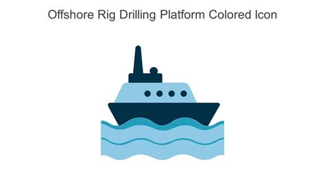 Offshore Rig Drilling Platform Colored Icon In Powerpoint Pptx Png And