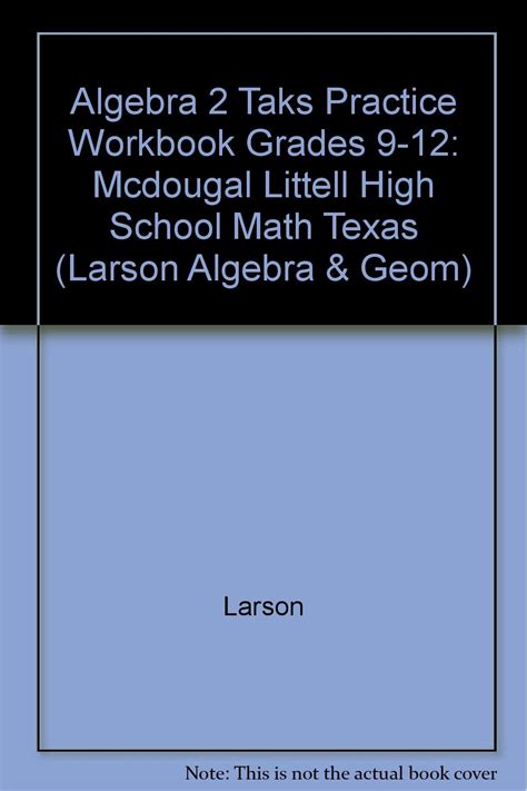 Amazon Algebra Taks Practice Workbook Grades Mcdougal