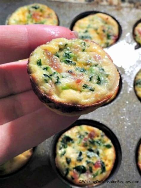 Mini Quiche Appetizers | Walking on Sunshine Recipes