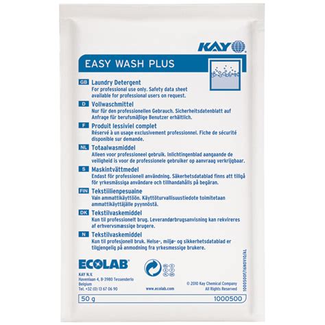 Ecolab Easy Wash Plus Laundry Det Igefa Store