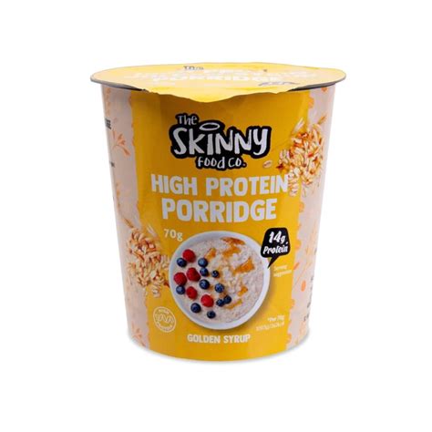 High Protein Porridge Golden Syrup 70g The Skinny Food Co