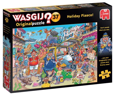 Puzzle WASGIJ 37 Fiasco Festivo 1 000 Pezzi Puzzle Mania It