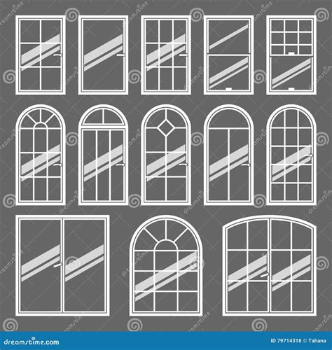 Types Of Windows Stock Photography | CartoonDealer.com #59876750