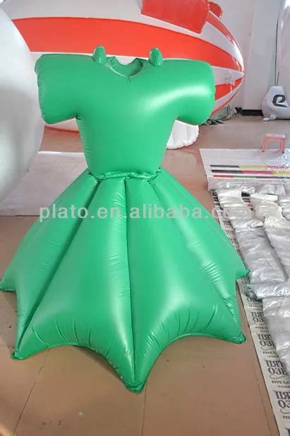 Attractive Colorful Inflatable Clothes Inflatable Skirt Dress For