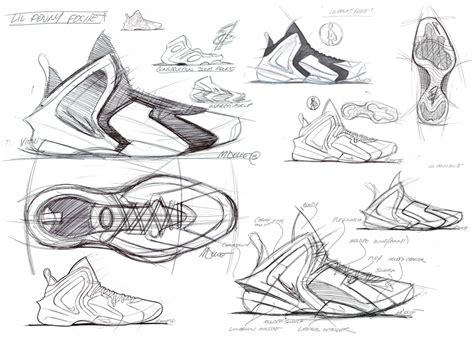 Sneaker Sketch of the Week // Marc Dolce's Nike Lil Penny Posite | Complex