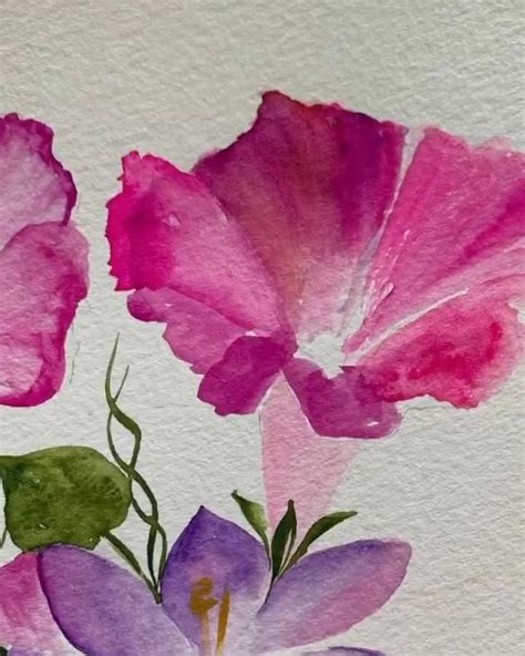 Kanchan Kaul Artist Video Watercolor Flowers Flower Art Painting