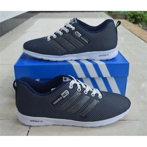 Jual Sepatu Olahraga Adidas Neo Pria Navy Shopee Indonesia