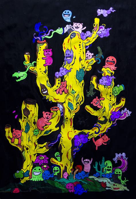 DOODLE INVASION- TREE FUN Ilustrador: ROSANES, KERBY Painted by ...