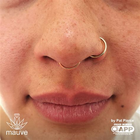 Moon Phases Septum Ring Septum Piercing Rose Gold Septum Atelier Yuwa