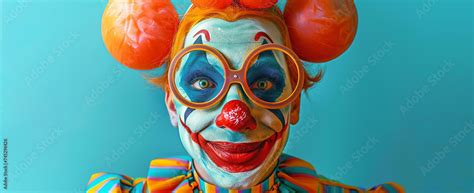 April 1st April Fools Day Funny Clown With Balloons Circus Performer Funny The Laughing