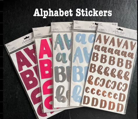 Alphabet Stickers, Alphabet Stickers for Banner, Glitter Alphabet ...