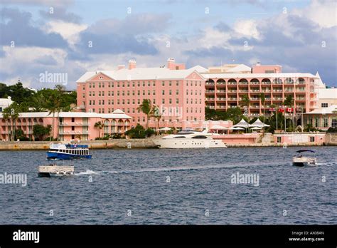 Bermuda, Hamilton, Fairmont Hamilton Princess Hotel Stock Photo - Alamy