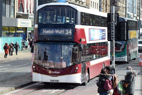 Lb Princes Street Edinburgh Lothian Buses Volvo B T Flickr