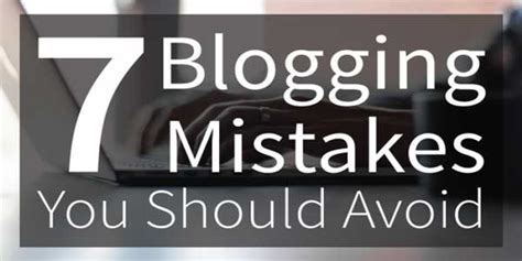 7 Blogging Mistakes That You Should Avoid Exeideas Lets Your Mind Rock