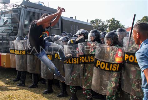 Latihan Sinergitas Pengamanan Pemilu 2024 ANTARA Foto