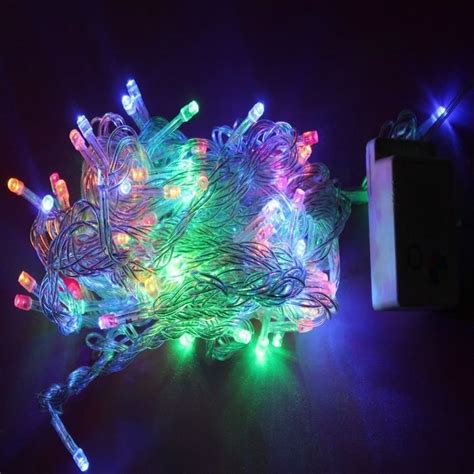 Jual Lampu Natal LED Warna Warni Rainbow Lampu Hias Dekorasi Indonesia