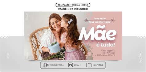 Banner De Modelo De M Dia Social Campanha Feliz Dia Das M Es Psd Premium