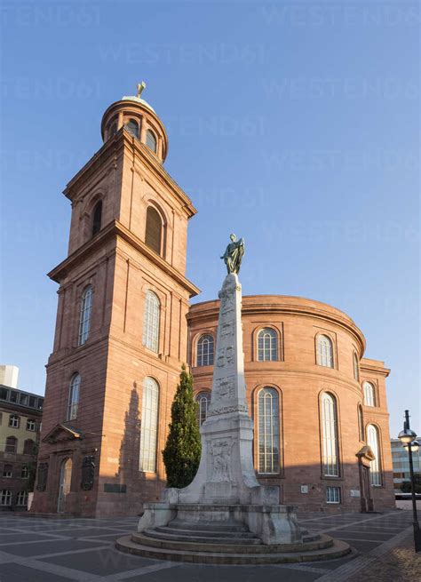 Deutschland Hessen Frankfurt Paulsplatz Einheitsdenkmal Und