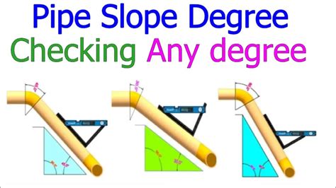 Pipe Slope Checking Measuring Any Degree Youtube