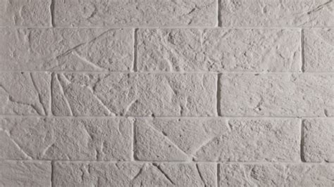 White Gypsum Tiles on the Wall in the Room, Stock Footage | VideoHive