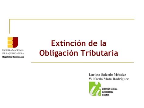 Enj 400 Extinción De La Obligación Tributaria