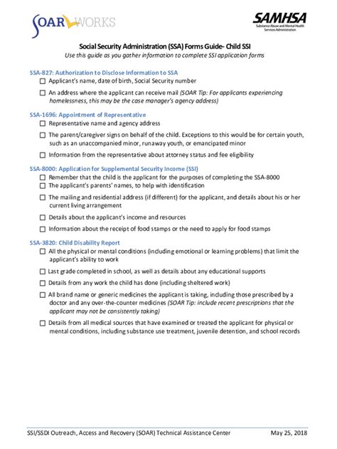 Fillable Online POMS DI 11005 055 Completing Form SSA 827