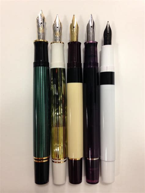 Quintuple Pelikan review: M600, M400, M205, M200, and M100! : r ...