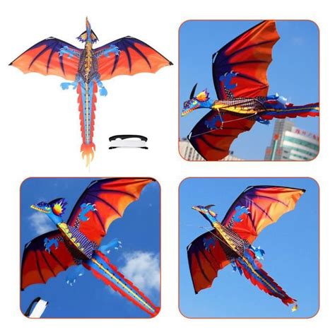 Fdit Cerf Volant D Ext Rieur D Dragon Kite Cerfs Volants Volants En