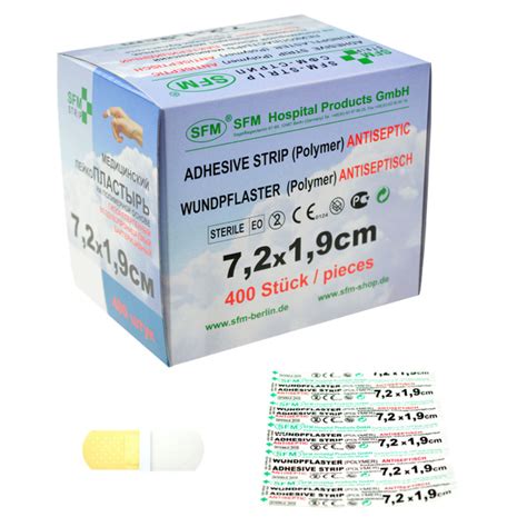 SFM Hospital Products GmbH, Пластырь бактерицидный на нетканой основе ...
