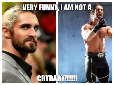 Very Funny, Seth Rollins, Cry Baby, Fictional Characters, So Funny ...