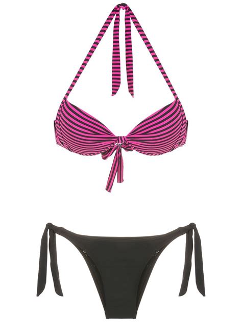 Amir Slama Miss Matching Halterneck Bikini Pink Artofit