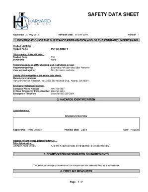 Fillable Online Safety Data Sheet Bituminous Binder Fax Email Print