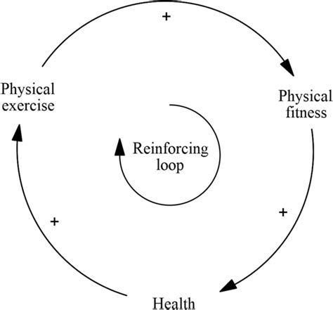 An Example Of A Reinforcing Feedback Loop Vensim Ple Version 901