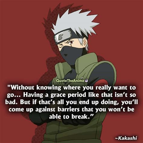 Download Inspiring Kakashi Hatake Quote on a Dark Background Wallpaper ...