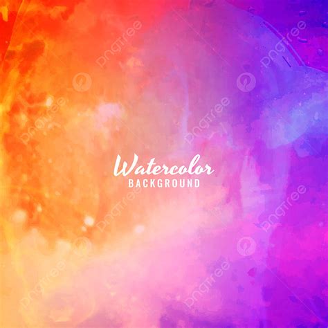 Abstract Colorful Watercolor Vector Hd PNG Images Abstract Colorful