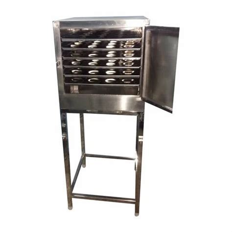 Manual Stainless Steel Idli Steamer, Size: 12x30 Inches, Lpg Gas at Rs ...