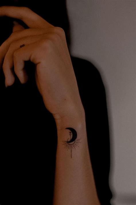 Amazing Small Sun And Moon Tattoo Ideas Small Hand Tattoos