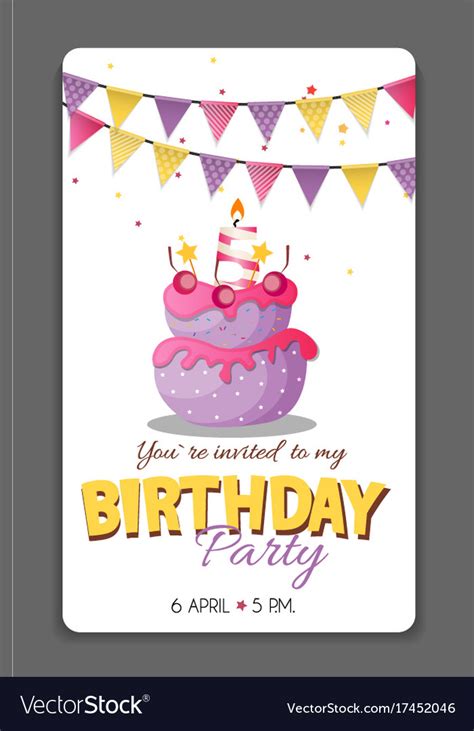 Design A Birthday Party Invitation Card - Infoupdate.org