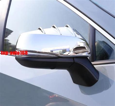 ABS Chrome Side Rear View Mirror Cover Trim 2pcs Fit For Toyota Tacoma