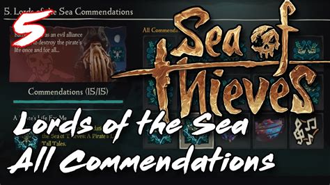 Sea Of Thieves Lords Of The Sea Tall Tale 5 All Commendations 20