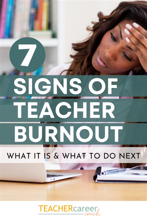 Teacher Burnout 7 Signs To Watch For Teacher Career Coach