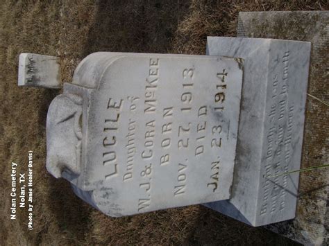 Lucile Mckee Memorial Find A Grave