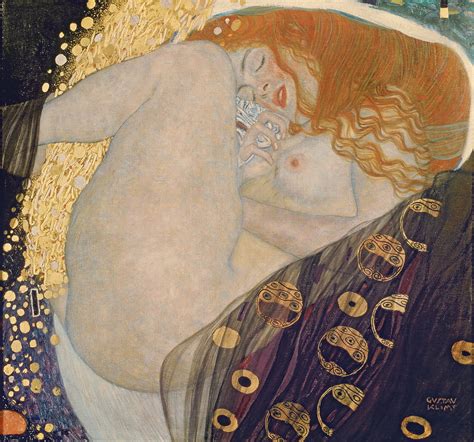 Danaë by Gustav Klimt Highest quality art reproduction