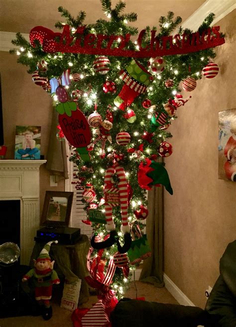 10 Grinch Upside Down Christmas Tree Decoomo